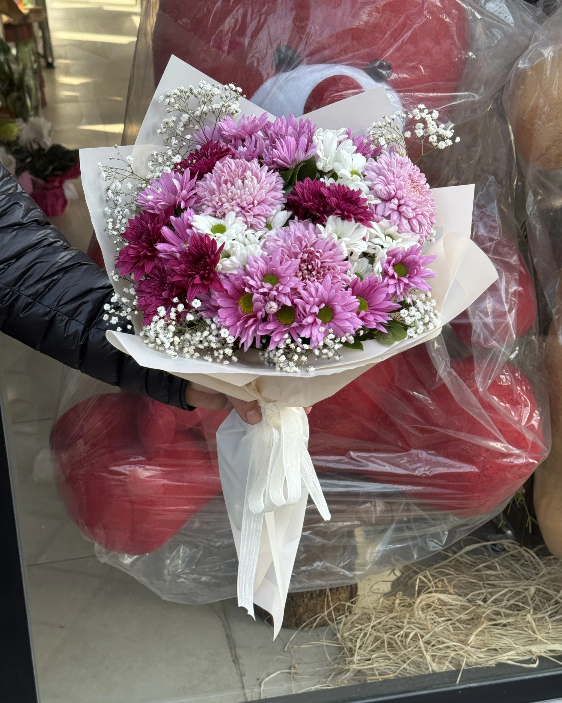Violetter Pompon