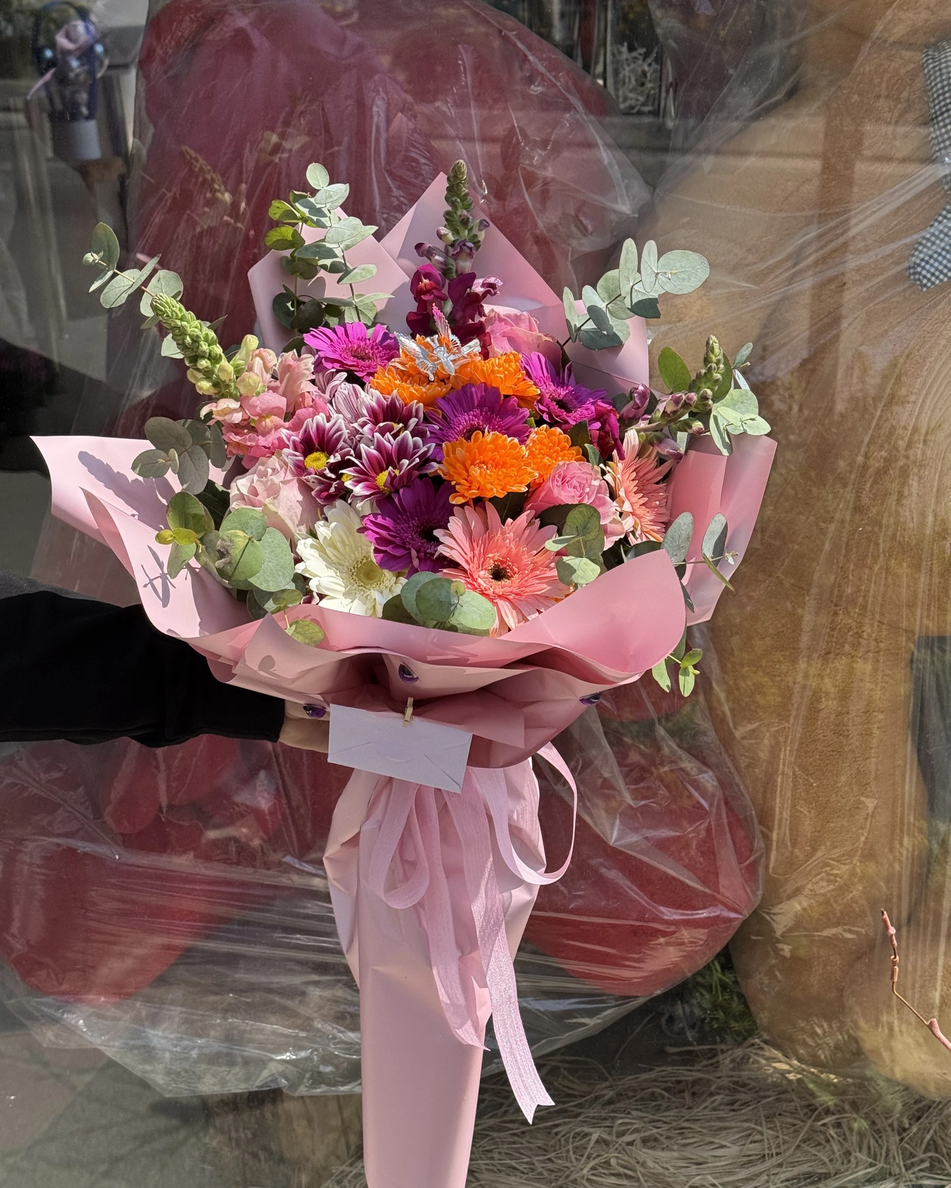 Pembe Gerbera Bahçesi